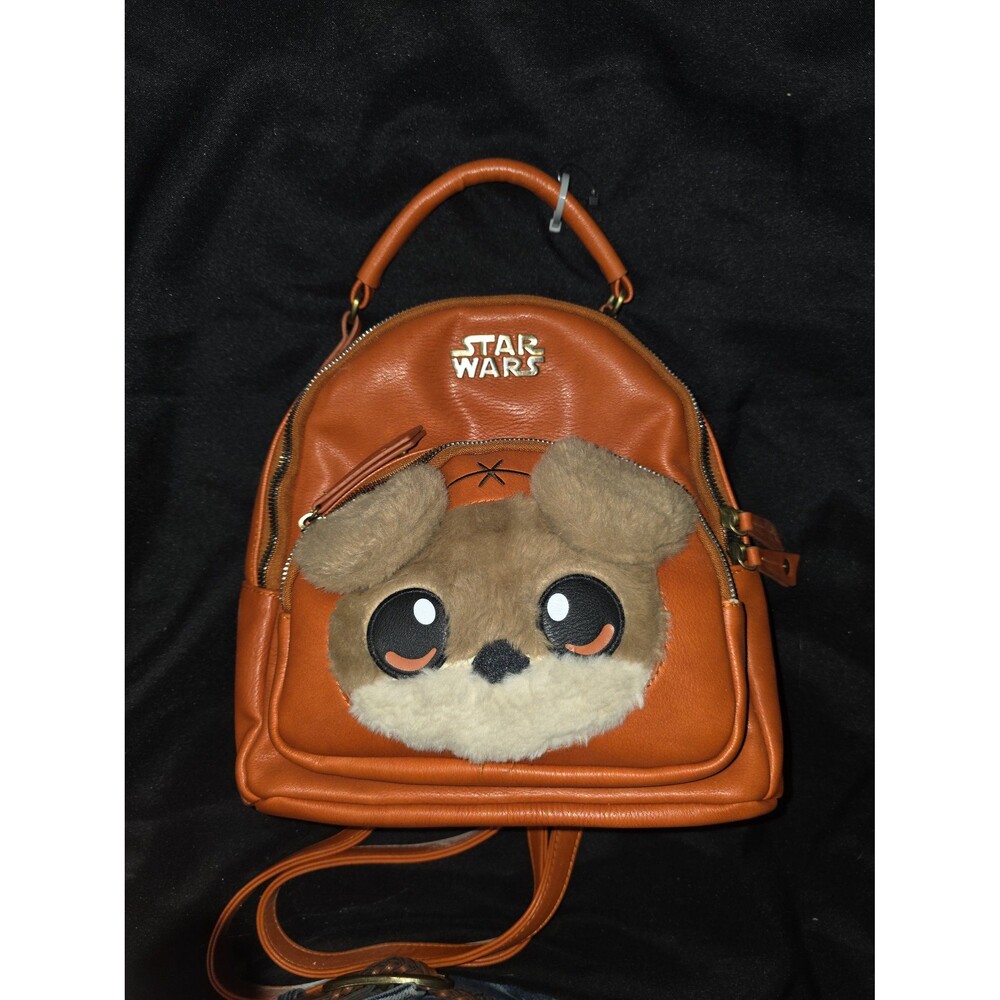 Like new Disney star wars brand ewok wicket yub nub village mini backpack bookbg
